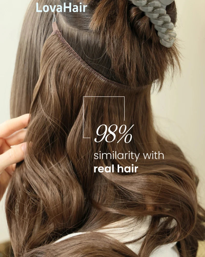 Halo Hair - Light Auburn
