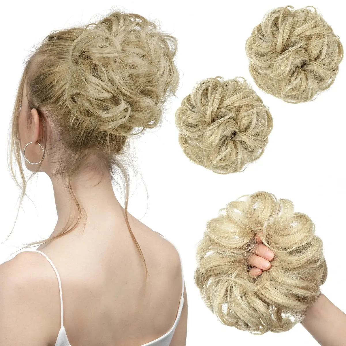 Hair Bun - Ash Blonde