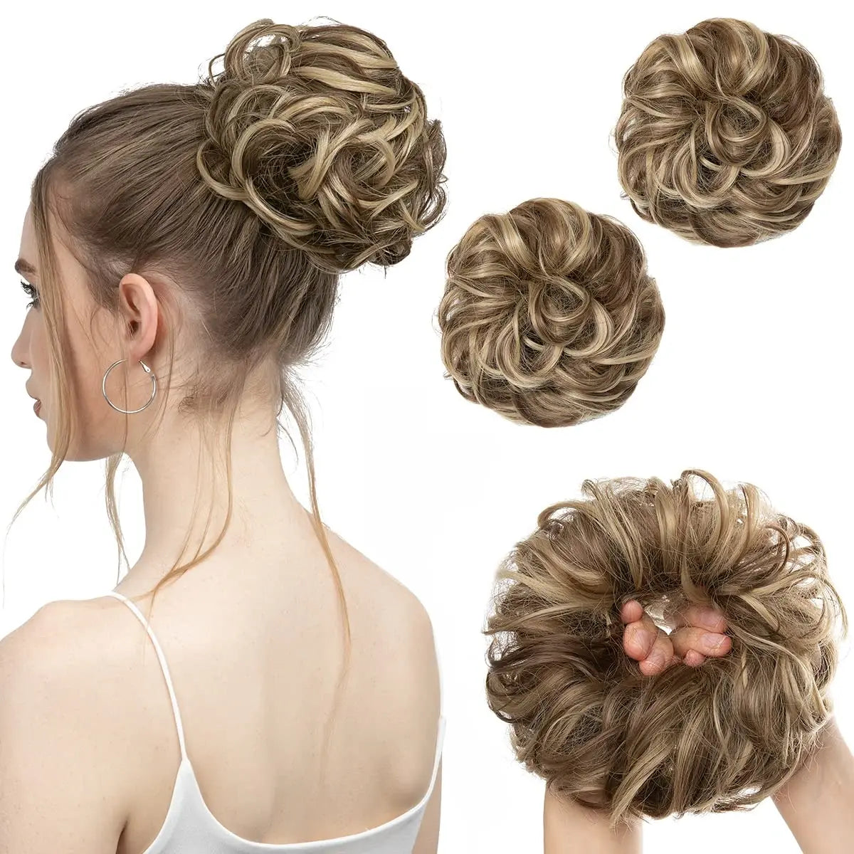 Hair Bun - Brown Blonde