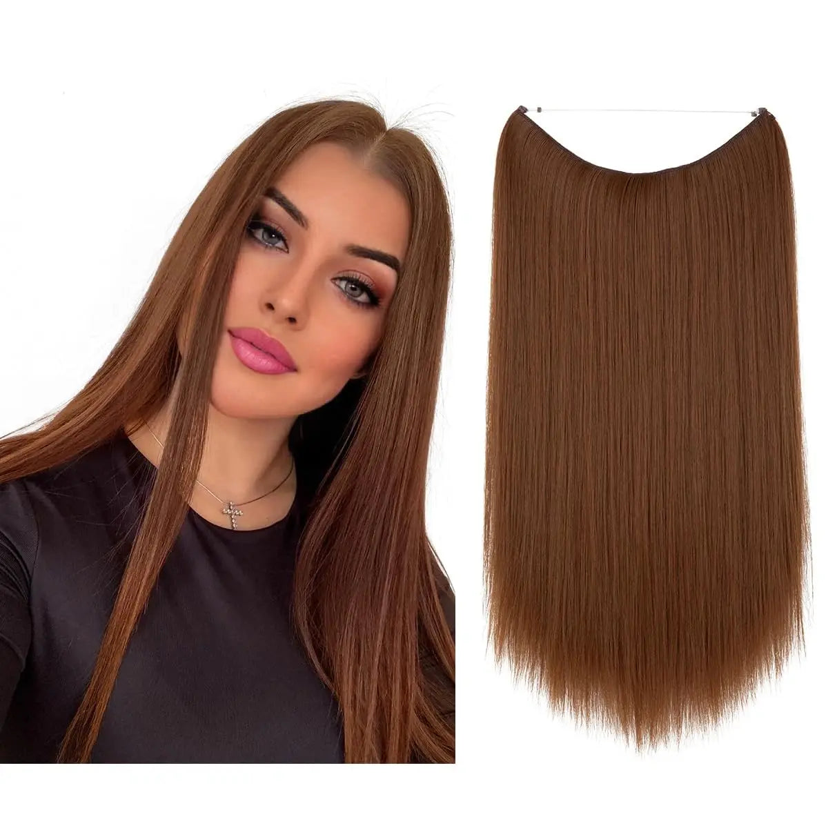 Halo Hair - Light Auburn
