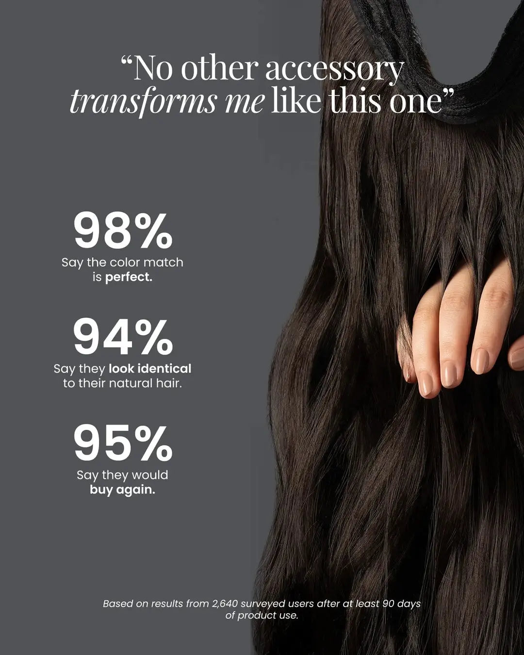 Halo Hair - Dark Brown